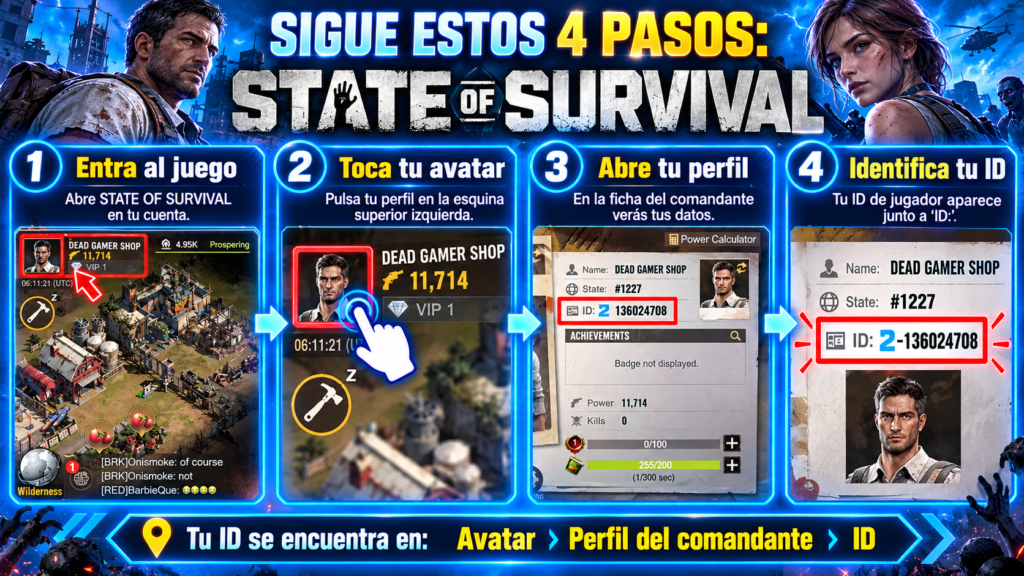 ¿Cómo obtengo mi ID de jugador?